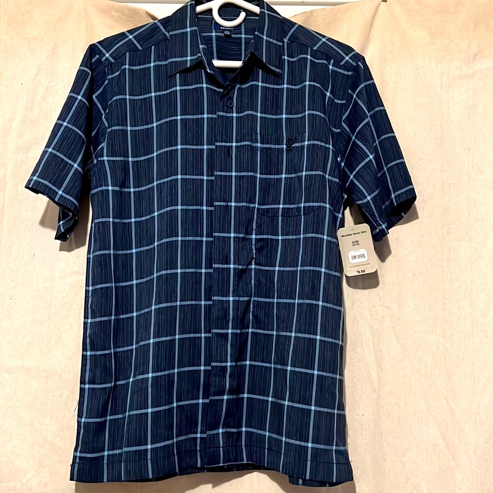 NWT Mens Microfiber Woven Shirt